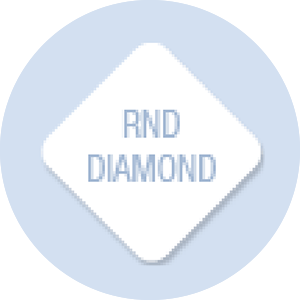 Diamond with Rounded Corners Shape Hand Fan