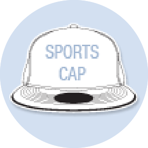 Sports Cap Shape Hand Fan